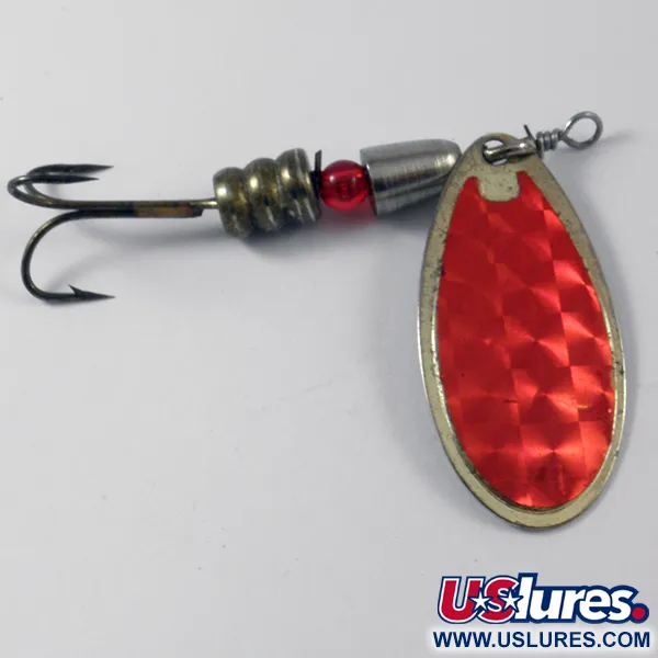 Shakespeare Jet Spinner, Oro / Rosso, 12g, Esca Rotante, #3745