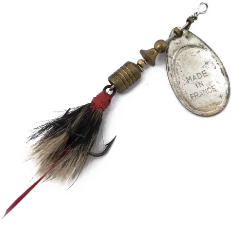 Mepps Aglia 2 dressed (squirrel tail) Cucchiaino, Argento, 4.7g, #3763