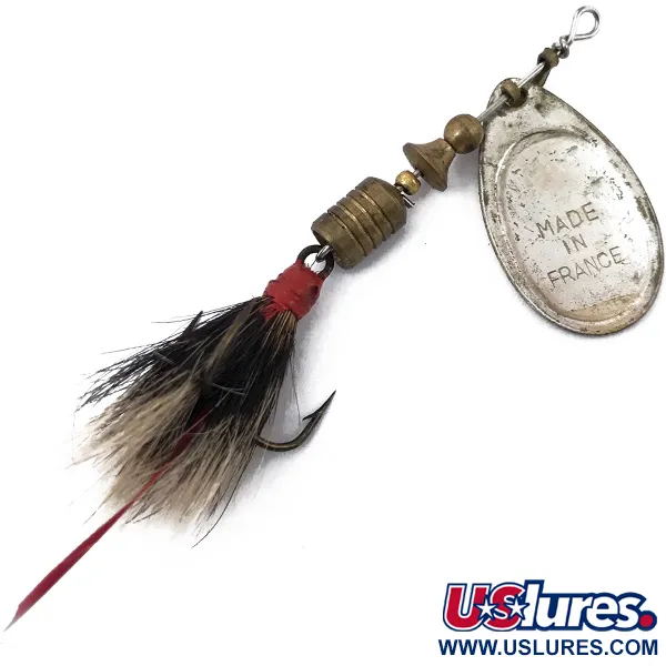 Mepps Aglia 2 dressed (squirrel tail) Cucchiaino, Argento, 4.7g, #3763