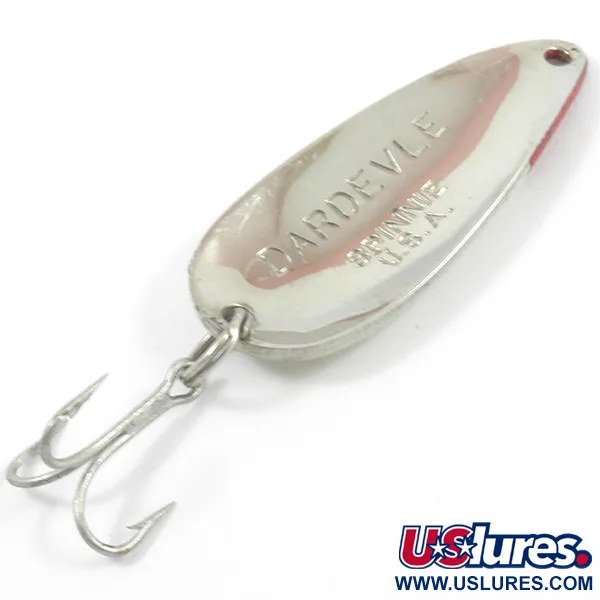 Eppinger Dardevle Spinnie Ondulante, Avorio/Rosso/Nickel, 9g, #3774