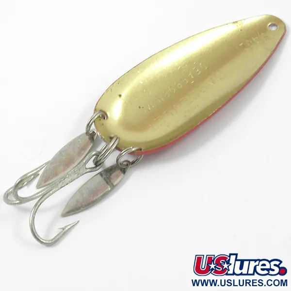 Dardevle Dardevlet Klicker Ondulante, Rosso/Bianco/Ottone, 21g, #3778