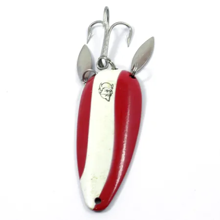 Dardevle Dardevlet Klicker Ondulante, Rosso/Bianco/Ottone, 21g, #3778