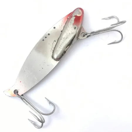 Heddon Sonar 435 Blade Bait, Nichel / Rosso, 35g, 3 Fori, #3794