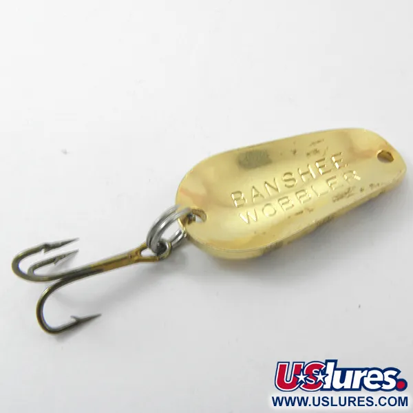 Lucky Strike Banshee wobbler Ondulante, Oro / Nero, 7g, Vintage, #3814