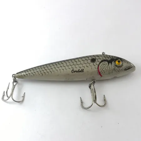 Cotton Cordell Ratt'l Spot Minnow Esca Affondante, Grigio Perla, #3841