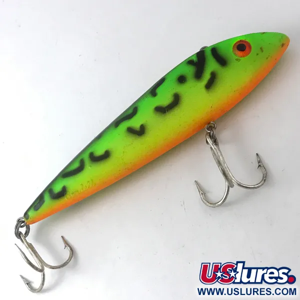 Cotton Cordell Ratt'l Spot Minnow Artificiale, Verde/Giallo, 19g, #3843