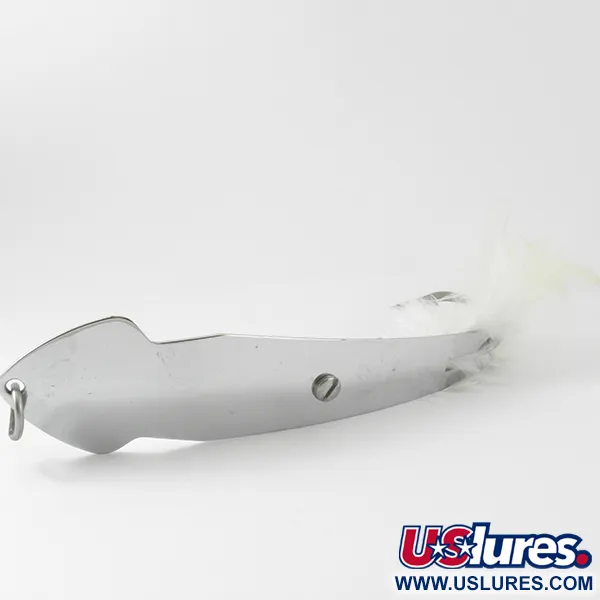 Tony Accetta Pet Spoon 18 Ondulante, Nickel, 38g, Amo Piumato, #3847