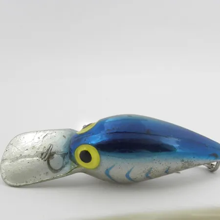 Storm Wiggle Wart Crankbait, Blu Chiaro Argento, 11g, Vintage, #3897