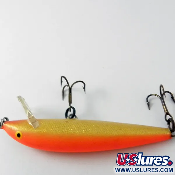 Rapala Countdown Artificiale, Arancione / Oro, 12g, Balsa, #3948