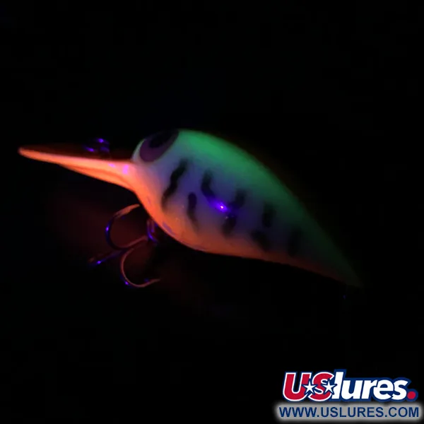 Storm Wiggle Wart UV Crankbait, Orange Tiger UV Glow, 12g, #3964