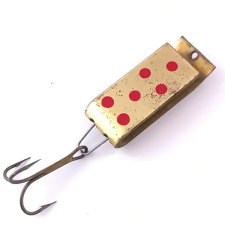 Jake's Lures Lil Jake, Oro / Rosso, 9g, Cucchiaino Ondulante #3969