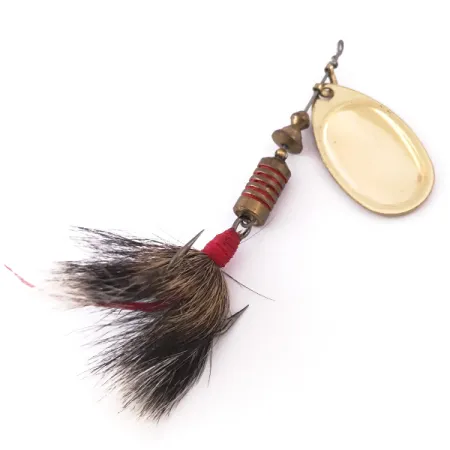 Mepps Aglia 3 Rotante, Ottone, 7,3g, Coda di Scoiattolo, #3979