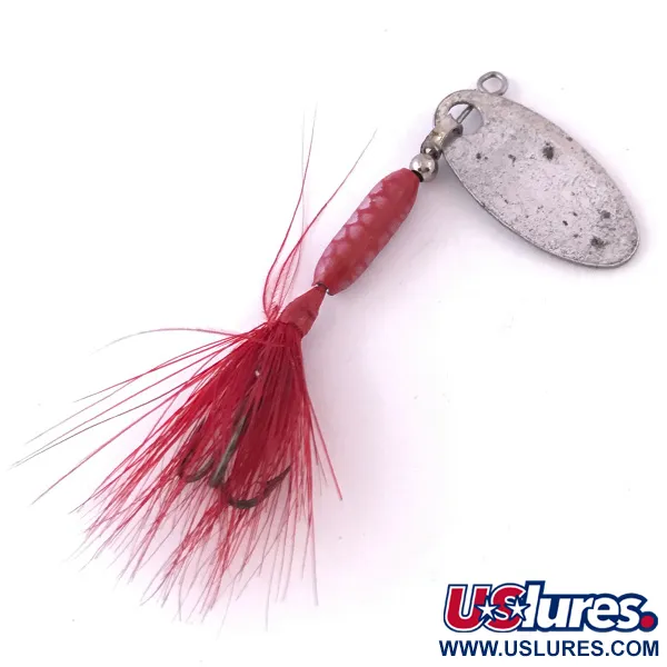 Worden’s Original Rooster Tail 0 Rotante, Nichel / Rosso, 1.77g, #3991