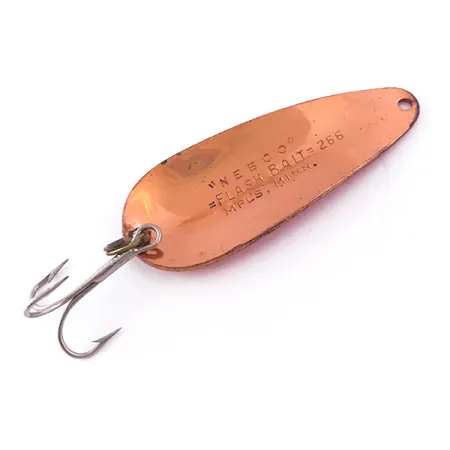 Nebco FlashBait 266 Ondulante, Rame/Rosso UV, 10g, Martellato, #3998