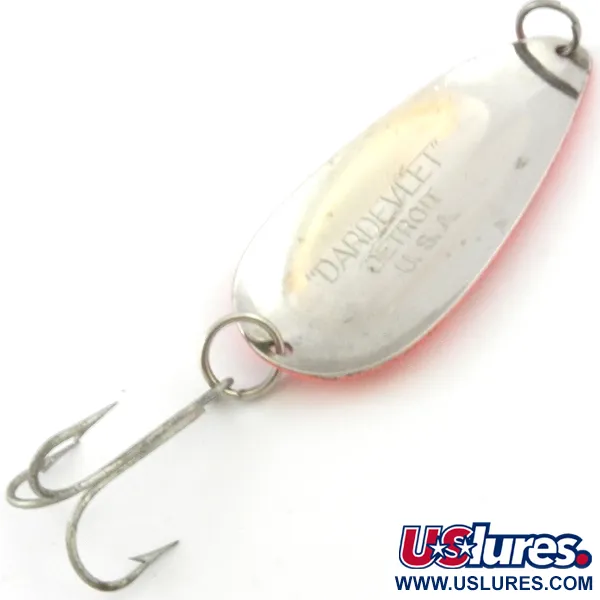 Dardevle Dardevlet Ondulante, Arancio Rosso/Nichel, 21g, UV, #4010