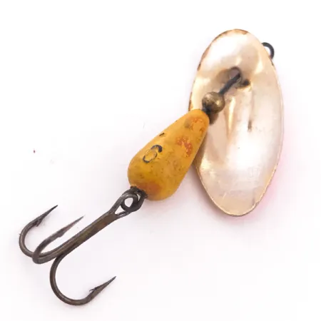 Panther Martin Zavorra con Mosca 6 Cucchiaino, Oro/Arancio UV, 6g, #4029