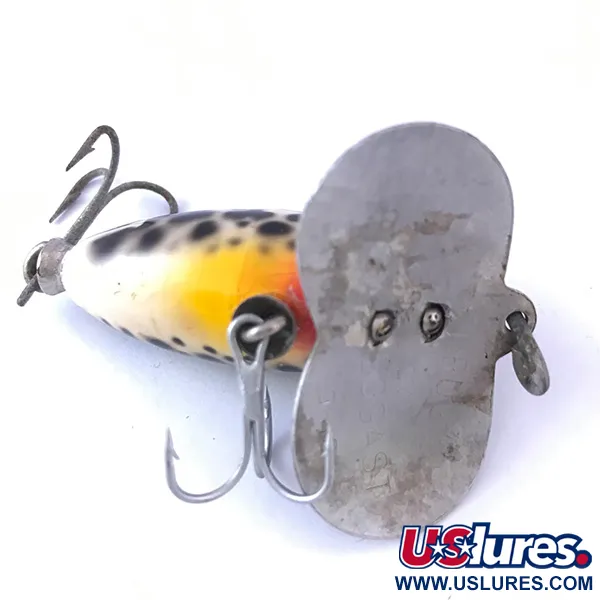 Fred Arbogast Jitterbug Esca Topwater, Tiger, 7g, Paletta Metallo, #4060