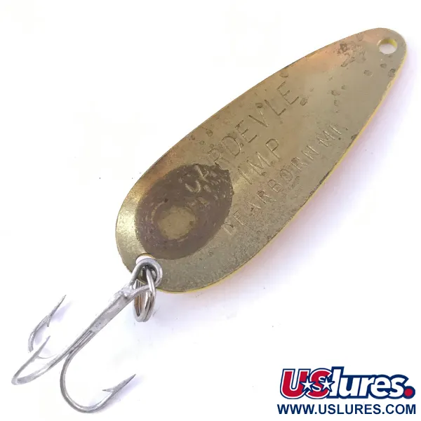 Eppinger Dardevle Imp Cucchiaino, Five of Diamonds, 11g, Ottone, #4062