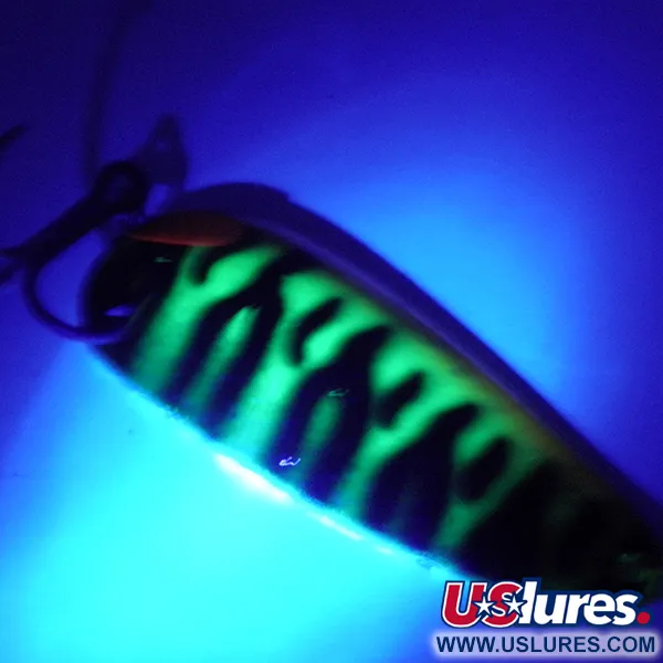 Boss Lures Boss Spoon UV Ondulante, Firetiger UV, 19g, USA-Made, #4071