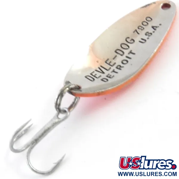 Eppinger Dardevle Devle Dog 7900 Ondulante, Red/Nickel, 7g, USA, #4081