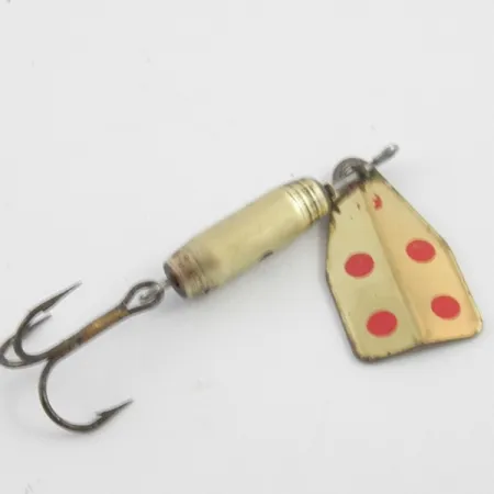 Jake's Lures Jake's Stream-a-Lure Rotante, Ottone / Rosso, 4.5g, #4082