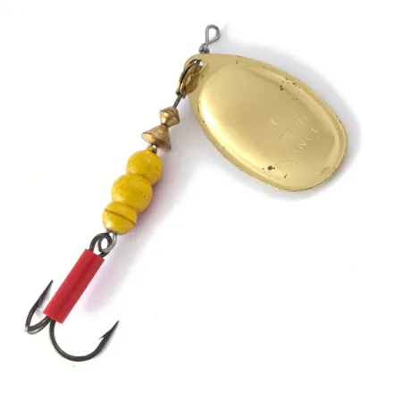 Mepps Aglia 4 Cucchiaino, Oro, 9g, Tubetto rosso, #4112