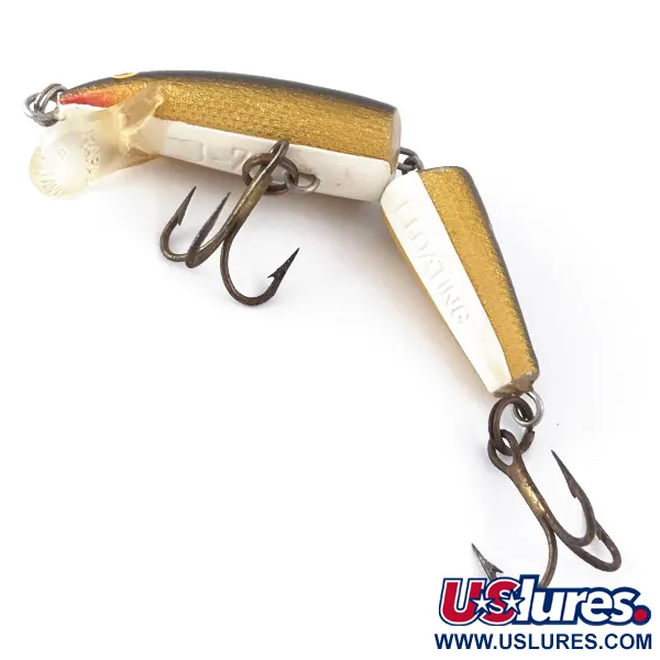 Rapala Jointed J-7 Artificiale, Oro, 4g, Snodato, #4121