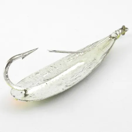 Ondulante Weedless Johnson Silver Minnow, Arancio/Verde/Nickel, 12g, #4134