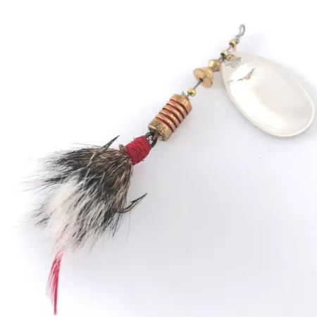 Mepps Aglia 3 dressed Cucchiaino, Argento, 7.3g, Coda scoiattolo, #4146