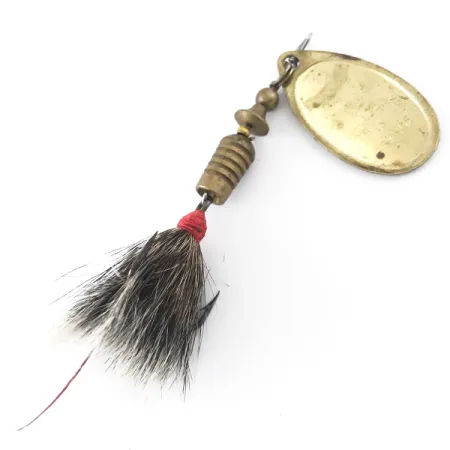 Mepps Aglia 3 Cucchiaino rotante, Oro, 7,3g, Pelo scoiattolo, #4149