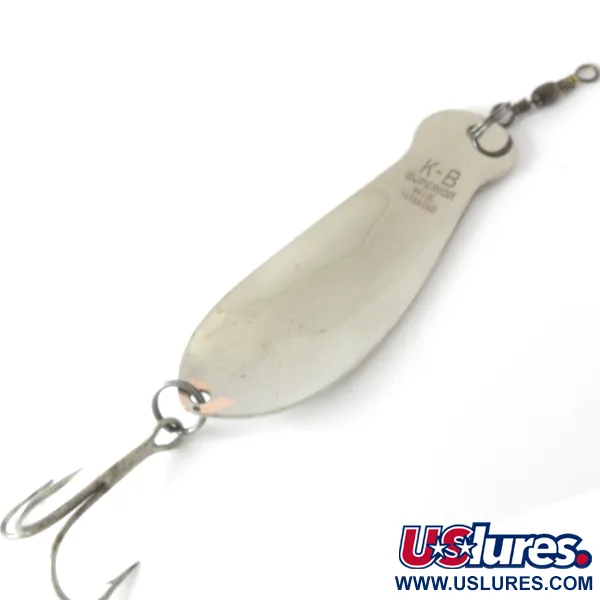 K-B Bait K-B Spoon Ondulante, Nickel, 50g, USA, #4150