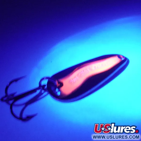 Luhr Jensen Hot Shot W UV Ondulante, Ottone, 4,5g, UV-attivo, #4155
