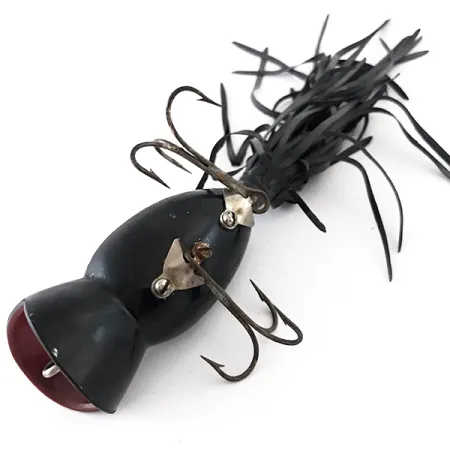 Fred Arbogast Hula Popper Esca Topwater, Nero/Rosso, 14g, #4165