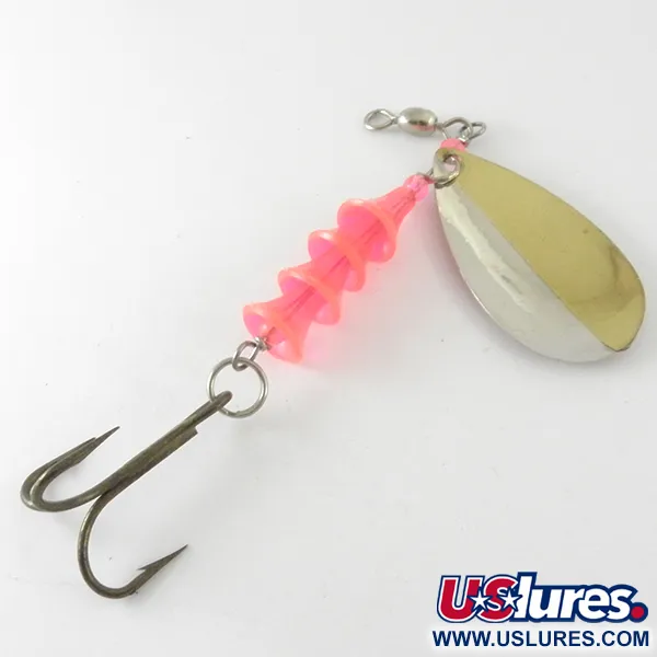 Luhr Jensen TEE Spoon Ondulante, Nichel/Oro/Rosa UV, 11g, UV Glow, #4177