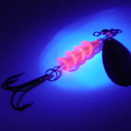 Luhr Jensen TEE Spoon Ondulante, Nichel/Oro/Rosa UV, 11g, UV Glow, #4177