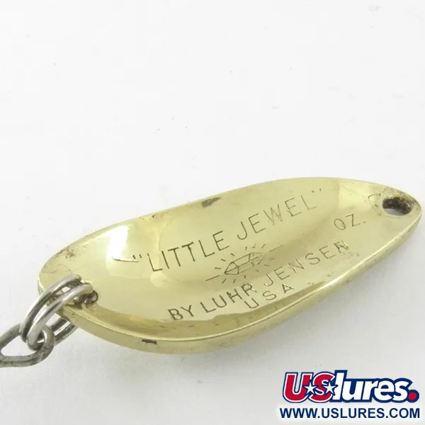 Luhr Jensen Little Jewel Cucchiaino, Oro, 5g, Vintage, #4179