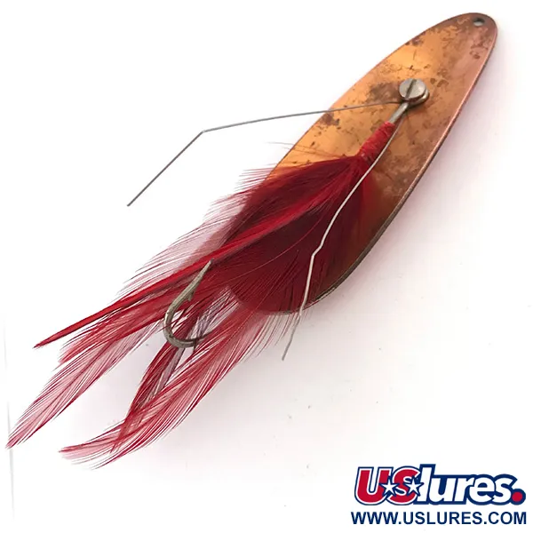 Eppinger Weedless Dardevle Ondulante, Rosso/Bianco/Rame, 28g, Antialga, #4192