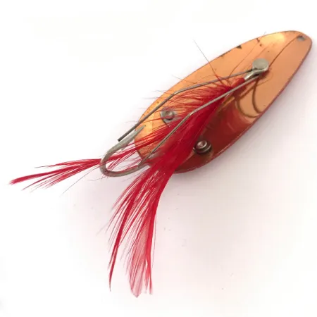 Ondulante Eppinger Weedless Dardevle Dardevlet, Rosso/Bianco/Rame, 21g, #4193