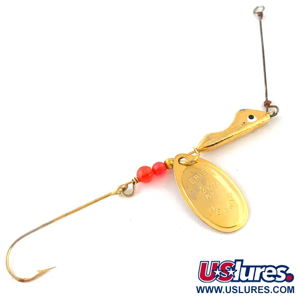 Erie Dearie Walleye Killer 4197 Spinner, Oro, 12g, Testa piombata, #4197