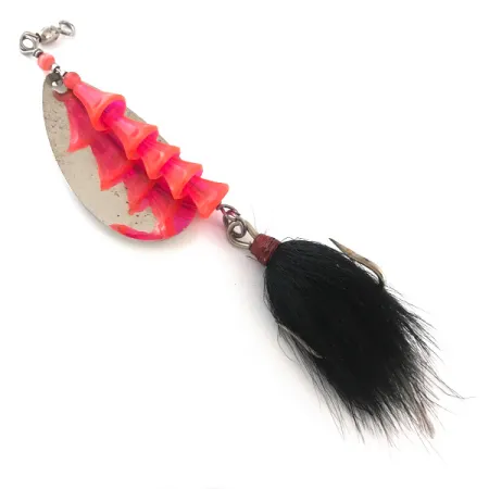 Luhr Jensen Tee Spoon Cucchiaino, Oro/Nickel/Rosa, 17g, Amo piumato, #4198