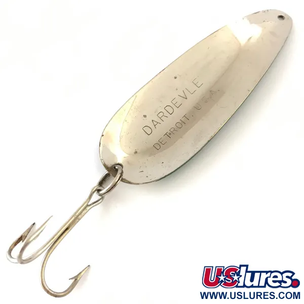 Eppinger Dardevle Ondulante, Nickel/Verde/Bianco, 28g, Storico, #4201