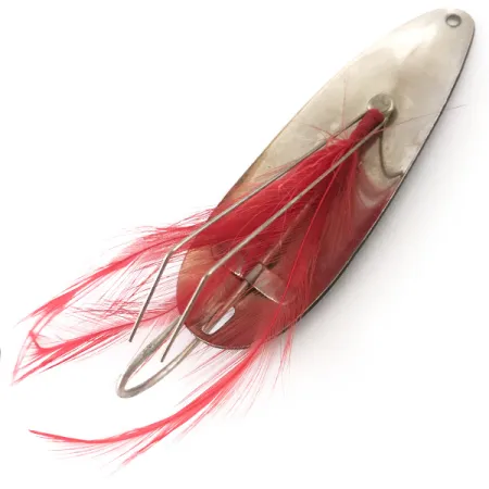 Eppinger Weedless Dardevle Ondulante, Black/White/Nickel, 28g, #4205