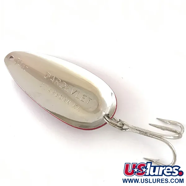 Dardevle Dardevlet Ondulante, Rosso/Bianco/Nichel, 21g, Marchio, #4206