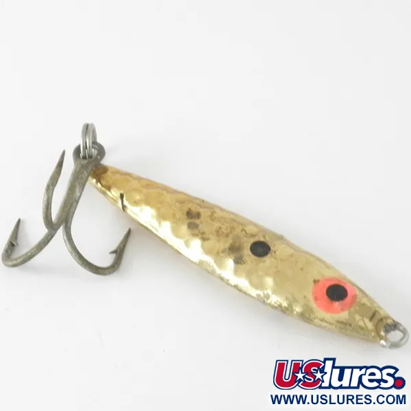 Mann's Mann-O-Lure Hammered Ondulante, Hammered Gold, 17g, #4221