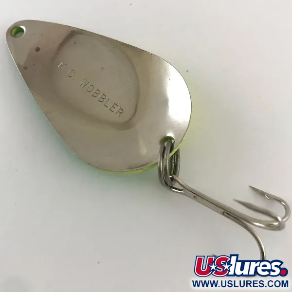 Acme K.O. Wobbler Ondulante, Giallo/Verde/Nichel, 21g, Sonoro, #4239
