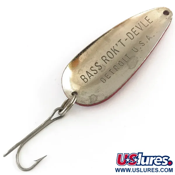 Dardevle Rok't Imp Ondulante, Rosso / Bianco / Nickel, 21g, #4259