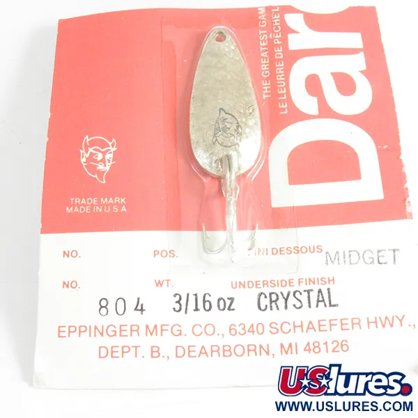 Eppinger Dardevle Midget Crystal Ondulante, Crystal, 5,3g, #4288
