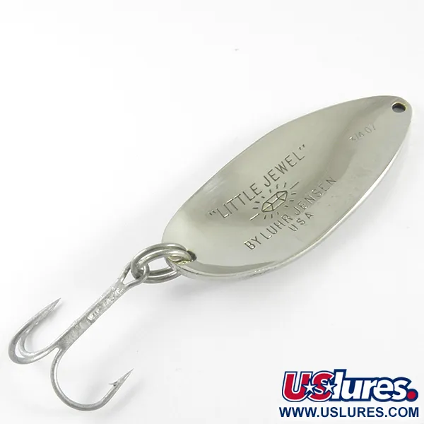 Luhr Jensen Little Jewel Ondulante, Nichel/Blu/Rosa, 21g, #4295