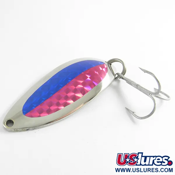 Luhr Jensen Little Jewel Ondulante, Nichel/Blu/Rosa, 21g, #4295