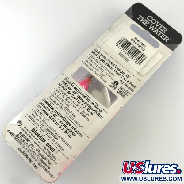 Blue Fox Super Vibrax 4 UV Cucchiaino, Fluorescente, 10g, Glow UV, #4324